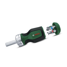 Bosch Stubby Bit Ratchet Screwdriver + 6 Bits