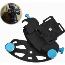 Metal Camera Backpack Clip, Secure Mounting Clip Compatible with DSLR and Mirrorless Cameras, Black, Outdoor Use