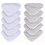 10 Pack Microfibre Steam Mop Replacement Pads, Machine Washable Cleaning Covers for Steam Cleaners 1