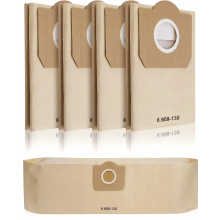 5 Pack Paper Filter Bags Compatible with WD3 Vacuum Cleaners, Replacement Bags for MV3 A2201 A2604 A2251