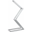 LED Desk Lamp, Dimmable and Foldable Aluminium Table Light, Daylight Office Reading Lamp, Silver 1