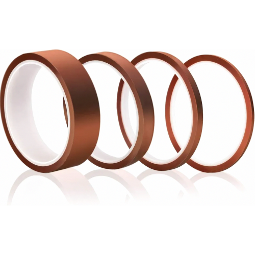 4 Pack Heat Resistant Polyimide Tape for 3D Printers, Electronics and Electrical Insulation, 33 m Roll