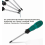 4 Piece U Type Screwdriver Set, Magnetic Fork Tip Hand Tools, Chrome Vanadium Steel Repair Kit 4