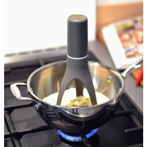 Automatic Pan Stirrer, Timed Cooking Mixer with LED Speed Display, Dishwasher Safe Kitchen Tool 2