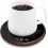 Electric Coffee Cup Warmer with Touch Control, LED Display, Two Temperature Settings for Home Office 1