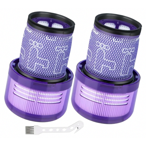 Washable HEPA Filter Replacement for V12 Detect Slim Absolute Extra Vacuum Cleaner, Spare Part