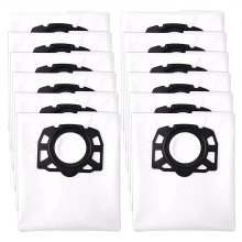 12 Replacement Vacuum Cleaner Filter Bags for Wet and Dry Vacuums MV4 MV5 MV6 WD4 WD5 WD6 Dust Collection