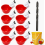 Automatic Chicken Waterer Set with Drill, Poultry Drinker Cups for Chickens, Ducks, Geese and Pigeons 1