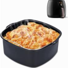Reusable 17 cm Air Fryer Baking Pan for Cakes and Bread, Compatible with HD9925, HD9860 and HD9905
