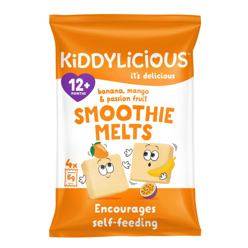 Kiddylicious Banana, Mango & Passionfruit Smoothie Melts - Delicious S 1