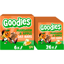 Goodies Kids Snack Mandarin & Apple Oat Bars, Multipack 6 x (6 x 23 g)