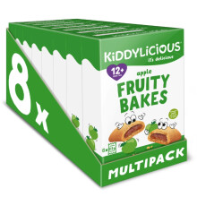 Kiddylicious Apple Fruity Bakes - Delicious Snacks for Kids with Real