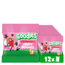 Goodies Strawberry Fruity Gummies, 12 x 17 g