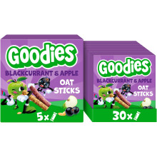 Goodies Kids Snack Apple & Blackcurrant Oat Sticks Multipack 6 x (5 x