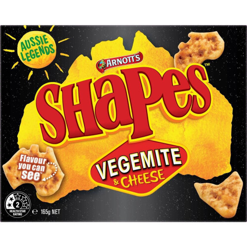 Arnotts Shapes Vegemite 165g 1