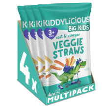 Kiddylicious Salt & Vinegar Straws - Delicious Snacks for Kids - Suita