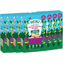 HEINZ Baby Food Banana and Berries Porridge 6x200g