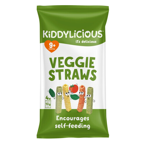 Kiddylicious Veggie Straws - Delicious Snacks for Kids - Suitable for 1