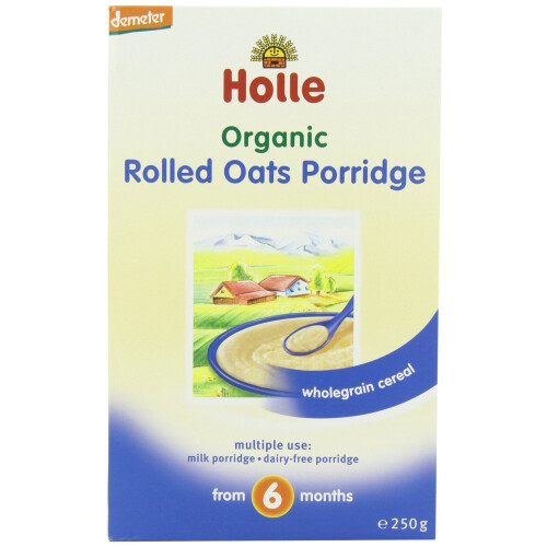(2 Pack) - Holle - Dem Cereal Rolled Oats | 250g | 2 PACK BUNDLE