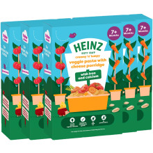 HEINZ Baby Food Veggie Pasta with Cheese Porridge 6x200g