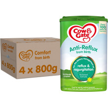 Cow & Gate Anti-Reflux Baby Milk Formula Sutiable From Birth Pack of 4