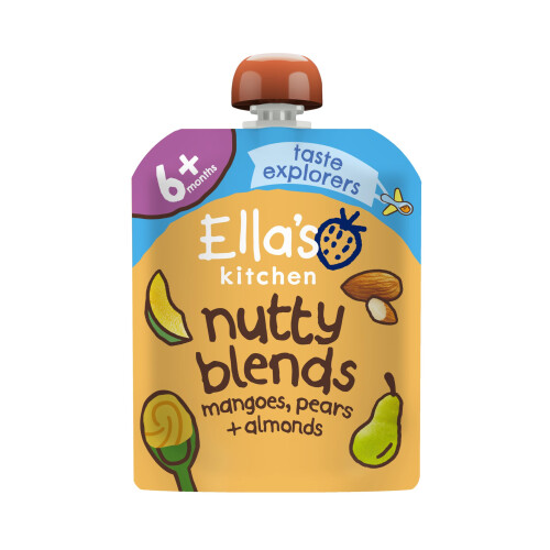 Ella's Kitchen Nutty Blends - Mangoes, Pears + Almonds 85g