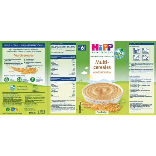Hipp Hipp Multigrain Porridge Bio 6Months 1