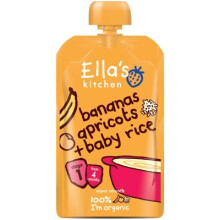 Ella's Kitchen - Stage 1 Baby Rice - Banana & Apricot - 120g (Pack of