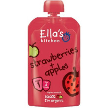Ella's Kitchen - Stage 1 Baby Food - Strawberries & Apples - 120g (Pac