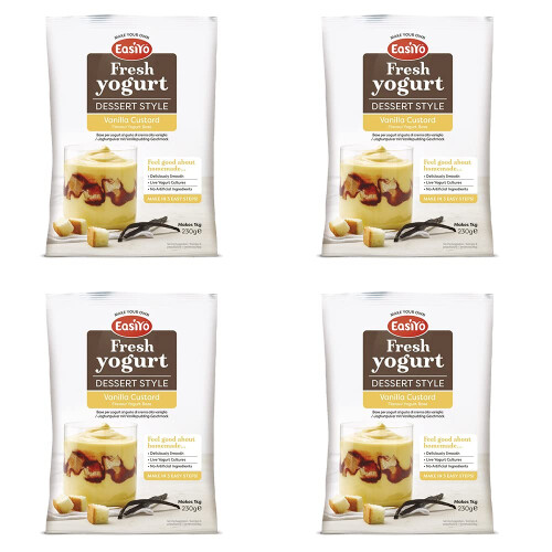 Easiyo Vanilla Custard Yogurt Sachets- 4 x 230g