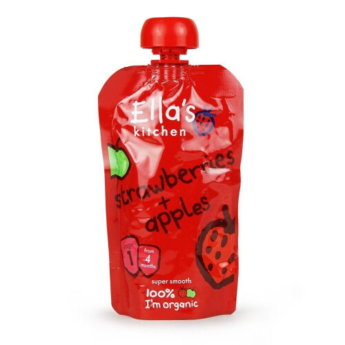 Ella's Kitchen Strawberries and Apples 7x120g