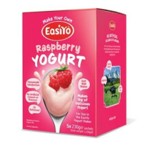 Easiyo Raspberry Yogurt Mix Sachets x 5 - Each Makes 1kg of Yogurt