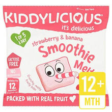 Kiddylicious Strawberry & Banana Smoothie Melts (6g) - Pack of 6