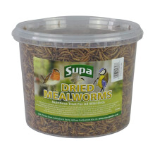 2 x Dried Mealworms - Wild Bird Food/Treat 3Ltr