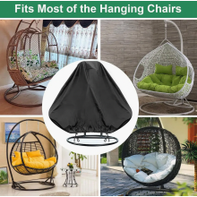 Hanging Chair Cover, Waterproof Windproof UV Resistant 210D Oxford Fabric Outdoor Garden Furniture Cover, 232 x 203 cm