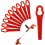 100 Pack Plastic Replacement Blades for Cordless Grass Trimmers, Durable Lawn Edger Blades 1