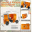 Portable Chainsaw Chain Sharpener Kit, Hand Crank Sharpening Tool for Electric Chainsaws, Orange 3