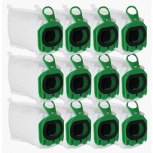 12 Vacuum Cleaner Bags, Premium Replacement Filter Bags for Household Vacuum Cleaners, Durable Design