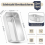 2 Pack Stainless Steel Loaf Pans, Rectangular Bread Baking Tins for Bread and Cakes, Dishwasher Safe 2