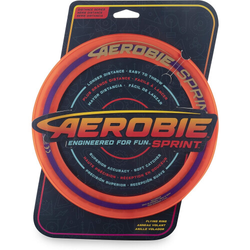 Aerobie Sprint Ring, disco voador exterior, 25 cm, multicolor, para jogos de captura 2