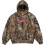(grey, L) Women's Print Hoodie Oversized Loose Fit Long Sleeve Pullover Hooded Sweatshirt 1
