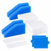 Confezione da 2 set di 5 filtri di ricambio per aspirapolvere serie Aqua Plus, per uso domestico.