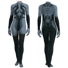 (155, Style 1) Halo 4 Cortana Cosplay Costume Halloween Stage Performance Jumpsuit Bodysuit for Women
