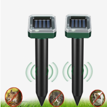 Repellente solare per talpe per prati e giardini, deterrente contro talpe, arvicole e serpenti, confezione da 2