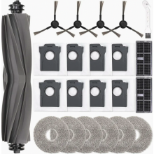 Kit di accessori di ricambio da 22 pezzi con spazzola principale, sacchetti per la polvere, panni per mocio, filtri, spazzole laterali e spa