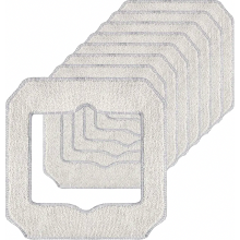 Pacote com 8 panos de limpeza de microfibra para robô de limpeza de janelas, almofadas de limpeza laváveis e reutilizáveis.