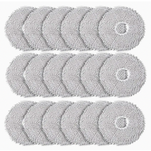 Pacote com 18 Panos de Microfibra para Aspiradores Robô, Reutilizáveis e Laváveis para Limpeza a Úmido.