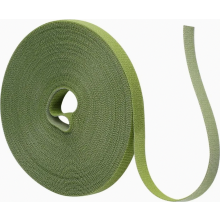 Fita adesiva para plantas, 20 m, com prendedores reutilizáveis de 10 mm e fecho de velcro para plantas de interior, cor verde.
