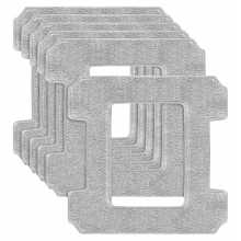 Conjunto de 6 Panos de Limpeza de Microfibra Reutilizáveis Compatíveis com os Robôs de Limpeza de Janelas W2 Pro, W2 Omni, W2 e W1