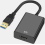 Adaptador USB 3.0 e 2.0 para HDMI, conversor de áudio e vídeo 1080p para PC, laptop, projetor e HDTV, compatível com Windows 7 e 8. 1